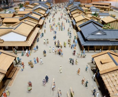 Edo-Tokyo Museum, Diorama of the capital in its olden days