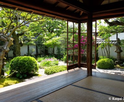 Lafcadio Hearn Memorial Museum (Matsue), View on the samurai residence's Japanese garden in spring