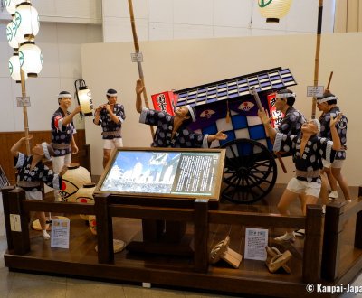 Neburi Nagashi Kan (Akita), Display themed on the Kanto Matsuri pole-lantern festival