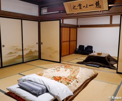 Kakurinbo (Minobu, Mount Fuji), Traditional room at the Buddhist inn