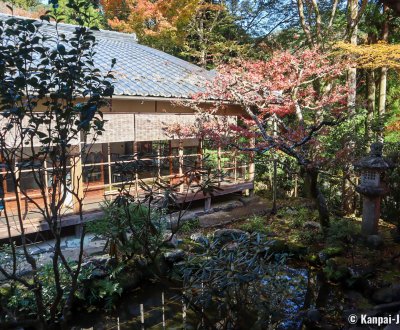 Kozan-ji (Takao, Kyoto), Inner garden of the Sekisui-in pavilion in autumn