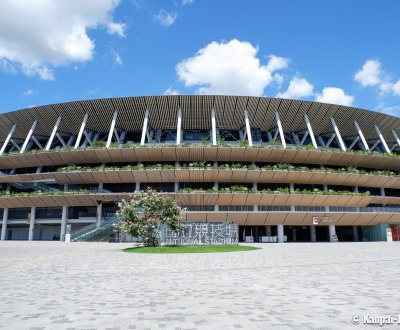 Meiji Jingu Gaien (Tokyo), National Stadium built for 2020 Olympics in Kasumigaoka