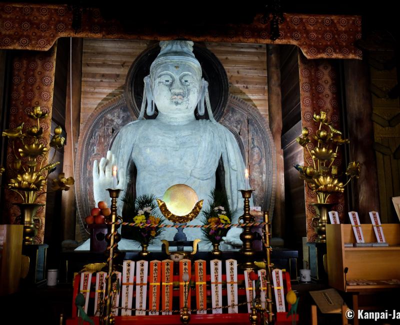 Oka-dera (Asuka), Large dried clay statue of Nyoirin Kannon Oka-dera (Asuka), Large dried clay statue of Nyoirin Kannon