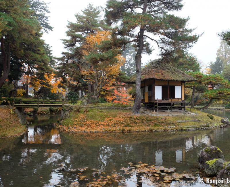 Aizu-Wakamatsu, Oyakuen garden