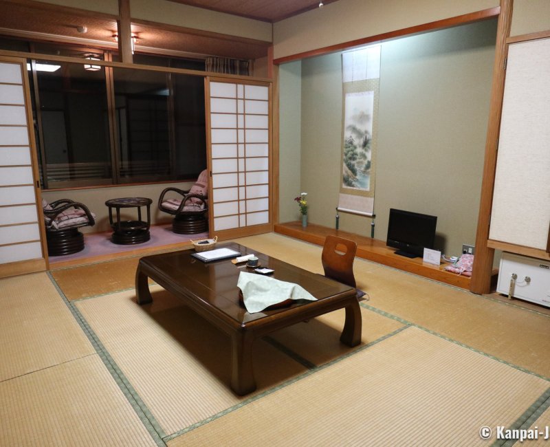 Chikuden Saryo (Taketa, Oita), A room at the ryokan inn Chikuden Saryo (Taketa, Oita), A room at the ryokan inn