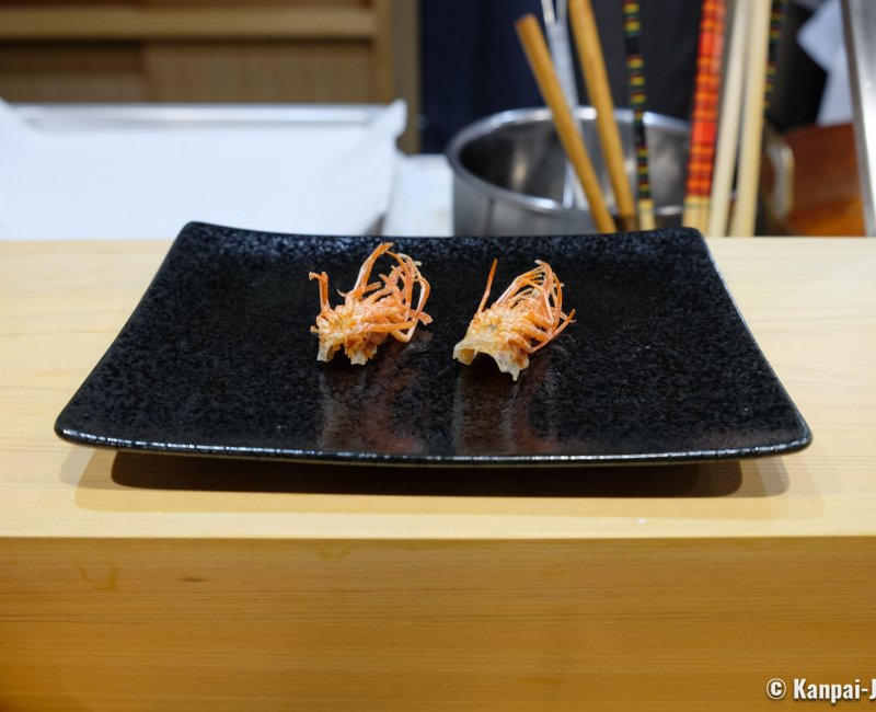 Tempura Tobari, Seafood shell tempura Tempura Tobari, Seafood shell tempura