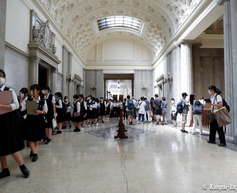 National Diet Building (Tokyo), Guided tour with children in a school trip