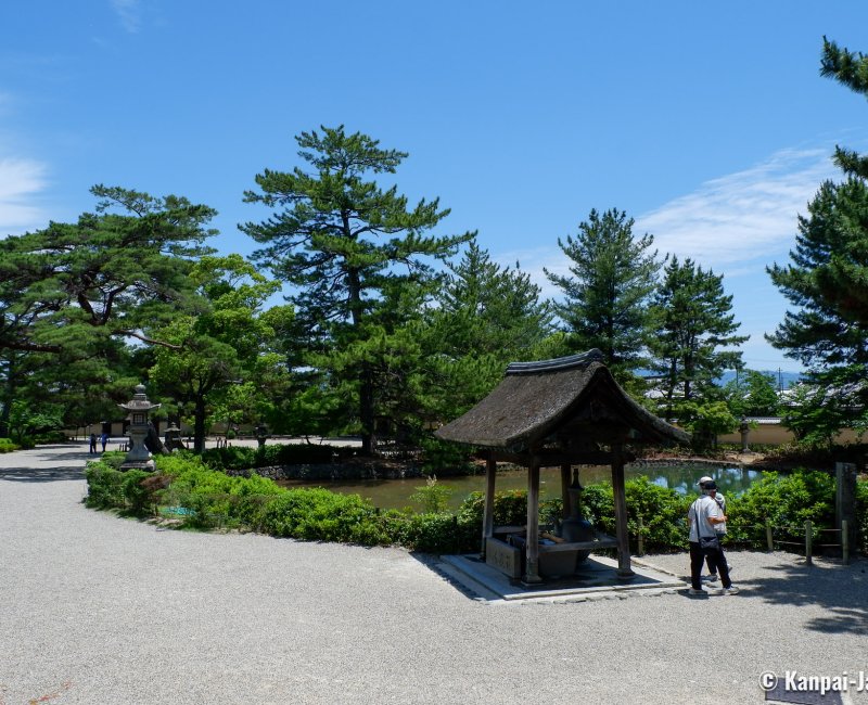 Horyu-ji (Ikaruga), Temple's grounds between Sai-in Garan and the Treasure Hall Horyu-ji (Ikaruga), Temple's grounds between Sai-in Garan and the Treasure Hall