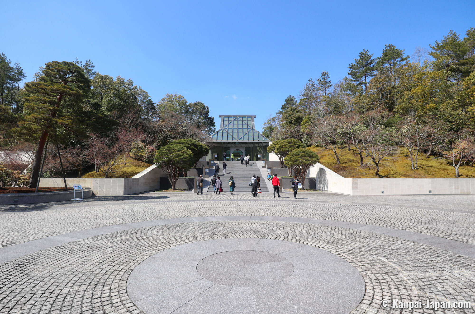 Architecture of Miho Museum in Kyoto, Japan Stock Photo by